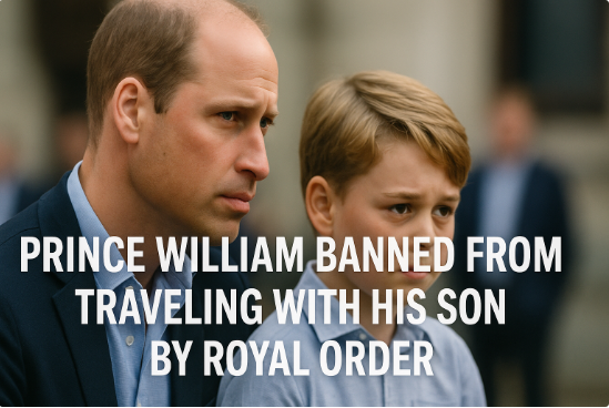 Prince William Banned from Traveling with His Son by Royal Order